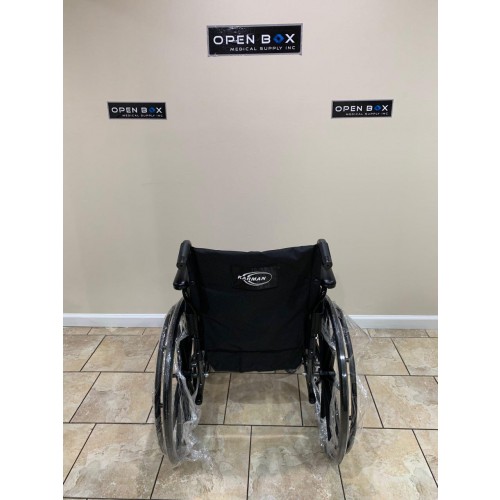 Back view of Karman LT-700T Folding Manual Wheelchair