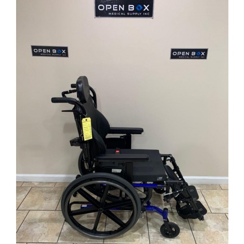 Side view of Quickie SR45 Tilt In Space Wheelchair