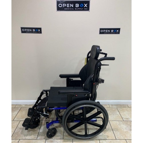 Side view of Quickie SR45 Tilt In Space Wheelchair